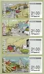 Zwrot pieniędzy Faroer - Frama Labels 2023 / Suduroy - Postfrisse serie van 4