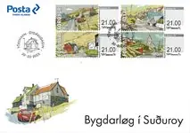 Nowość Faroer - Frama Labels 2023 / Suduroy - FDC - FDC Frama