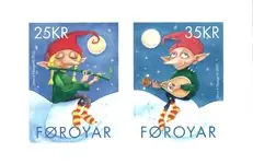 Tani Faroer - Kerst 2025: Kerst Elfjes - Postfrisse zelfkl serie van 2