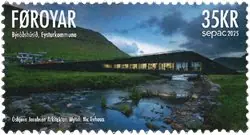 Nowość Faroer - SEPAC 2025 Architectuur - Postfrisse postzegel