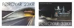 Najlepsza cena Faroer - The Sandoy Tunnel - Postfrisse zelfklevende serie van 2