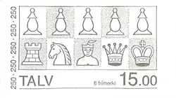 Faroer eiland - Schaakmannen Boekje 1983 AFA 76-77 Najlepsza cena