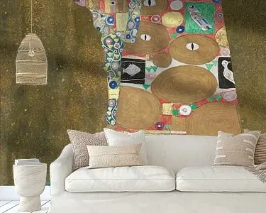 Zamów teraz De Kus x De omhelzing van de minnaar, Gustav Klimt