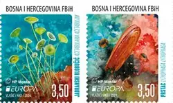 Szybka dostawa Federatie Bosnië en Herzegovina - EUROPA 2024 Underwater Fauna & Flora - Postfrisse serie van 2