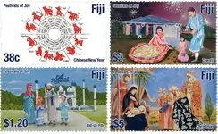 Fiji - Festival of Joy - Postfrisse serie van 4 Popularny