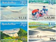 Autentyczny Fiji - Zandduinen van Fiji - Postfrisse serie van 4