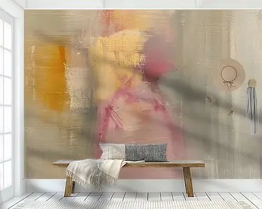 Modern abstract in pastelkleuren Niska cena