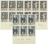 Finland 1933 - LAPE 181-183 - Mint block of six Tani