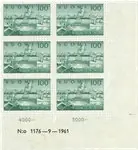 Finland 1958 - LAPE 496 - Mint block of six Ekspresowa dostawa