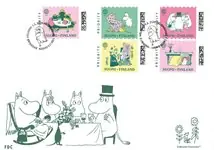 Oryginalny Finland - Moomins - FDC