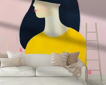 Najlepsza cena Modern en abstract minimalistisch portret