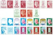 Frankrijk - 14 postzegels Premium