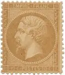 Wysoka jakość Frankrijk - 1862 - YT 21 - Ongebruikt met plakker