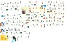 Tani Finland etc. - Pakket met 100 verschillende FDC's/postwaardestukken