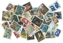 Rabat Frankrijk - 40 verschillende postzegels - Schilderijen - Postfris