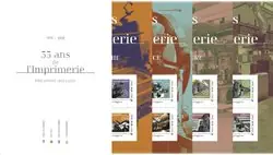 Wysoka jakość Frankrijk - 55 jaar printen - Postfrisse folder