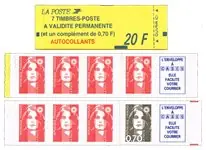 Oryginalny Frankrijk - boekje YT 1504