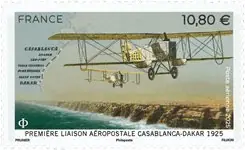 Frankrijk - Eerste Luchtpostroute Casablanca-Dakar - Postfrisse postzegel Bezpieczna płatność