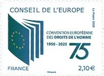 Frankrijk - Europese Raad 2025 - Postfrisse postzegel Wysoka jakość
