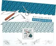 Frankrijk - Feather art - Postfris souvenirvelletje in folder Darmowa dostawa