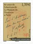 Rabat Frankrijk - Huis vanAndorra in Parijs - Postfrisse postzegel