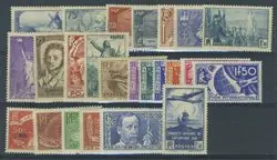 Frankrijk - Jaarset 1936 zonder YT 321 - Postfris Ostatnia szansa