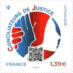 Promocja Frankrijk - Justice conciliator - Postfrisse postzegel