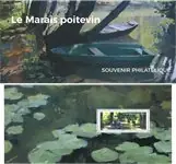 Frankrijk - Le Marais Poitevin - Postfris souvenirvelletje in folder Oryginalny