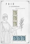 Oryginalny Frankrijk - Paix de Laurens - Postfris souvenirvelletje