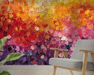 Abstract schilderij Kleurrijk Modern Nr 13 Premium