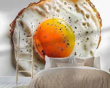 Tylko dziś Gebakken ei "sunny side up" - voedsel fotografie