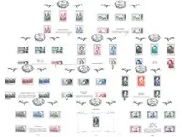 Frankrijk - Treasures of Philately 2018 - set van 11 postfrisse souvenirvelletjes Najlepsza cena