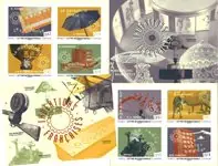 Promocja Frankrijk - uitvindingen - Postfris boekje