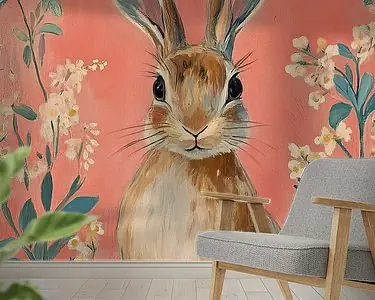 Oryginalny Een konijn in zijn paradijs