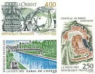 Frankrijk - YT ND2763/65 - ongetand Darmowa dostawa