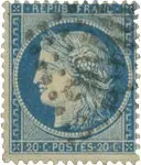 Frankrijk 1870 - YT 37 - Gebruikt Tylko dziś