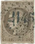 Autentyczny Frankrijk 1870 - YT 47 - Gebruikt
