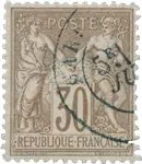 Frankrijk 1876 - Gebruikt - YT 69 Oferta