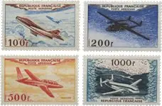 Oferta Frankrijk 1954 - Luchtpost YT 30-33 - Postfris