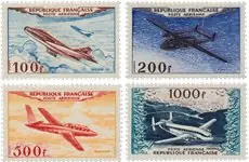 Frankrijk 1954 - Luchtpost YT 30-33 - Ongebruikt Darmowa dostawa