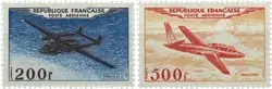 Promocja Frankrijk 1954 - Luchtpost YT 31-32 - Postfris