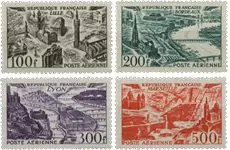 Darmowa dostawa Frankrijk 1949 - Luchtpost YT 24-27 - Postfris