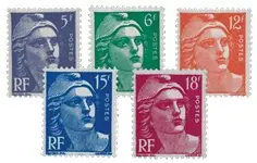 Oryginalny Frankrijk 1951 - YT 883-87 - Ongebruikt