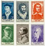 Zwrot pieniędzy Frankrijk 1956 - YT 1066-71