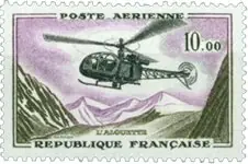 Autentyczny Frankrijk 1960-1964 - Luchtpost YT 41 - Postfris