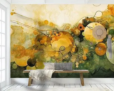 Szybka dostawa Organische Beweging | Abstract Groen