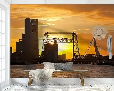 Najlepsza cena Zonsondergang bij De Hef te Rotterdam