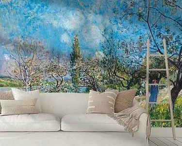 Boomgaard in het voorjaar, Alfred Sisley Oryginalny