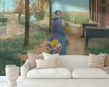 Promocja Flower Girl in Holland, George Hitchcock