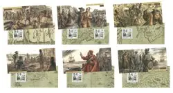 Szybka dostawa Frankrijk 2008 - Souvenirvelletje in omslag YT 27-32 - Postfris